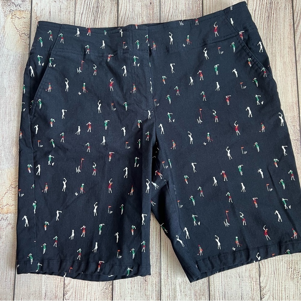 IZOD Golf Blue Bermuda Shorts 14